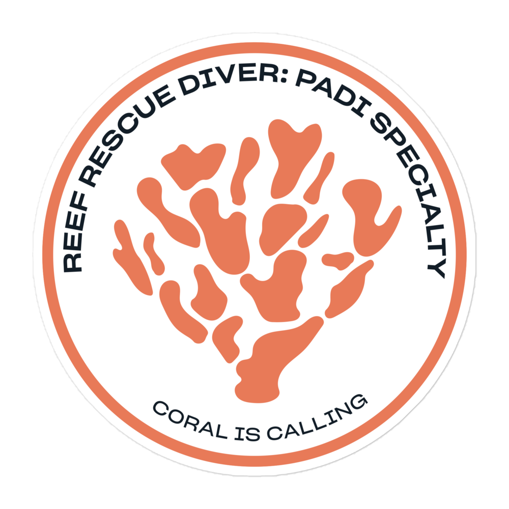 PADI Reef Rescue Diver Speciality Course Experience Sticker