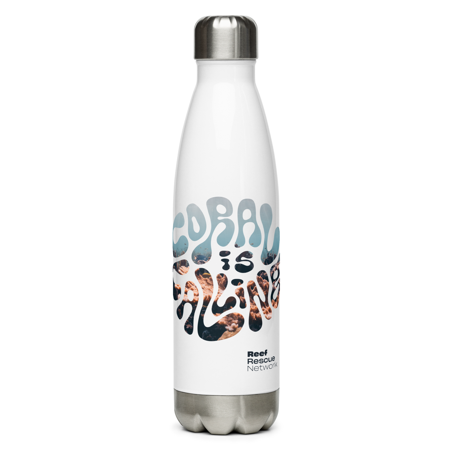 Coral is Calling Water Bottle