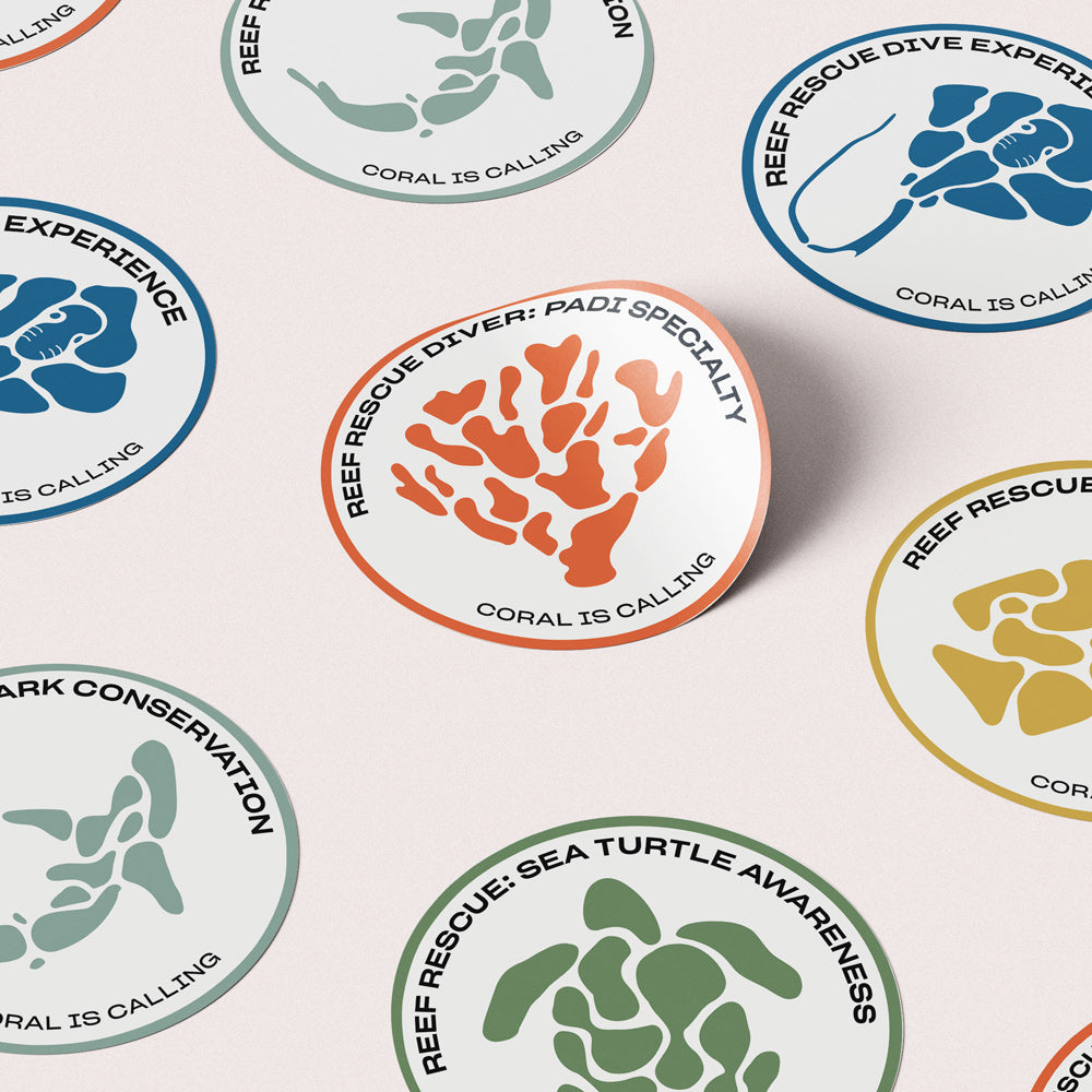 Experience Stickers & Patches – Reef Rescue Network Store