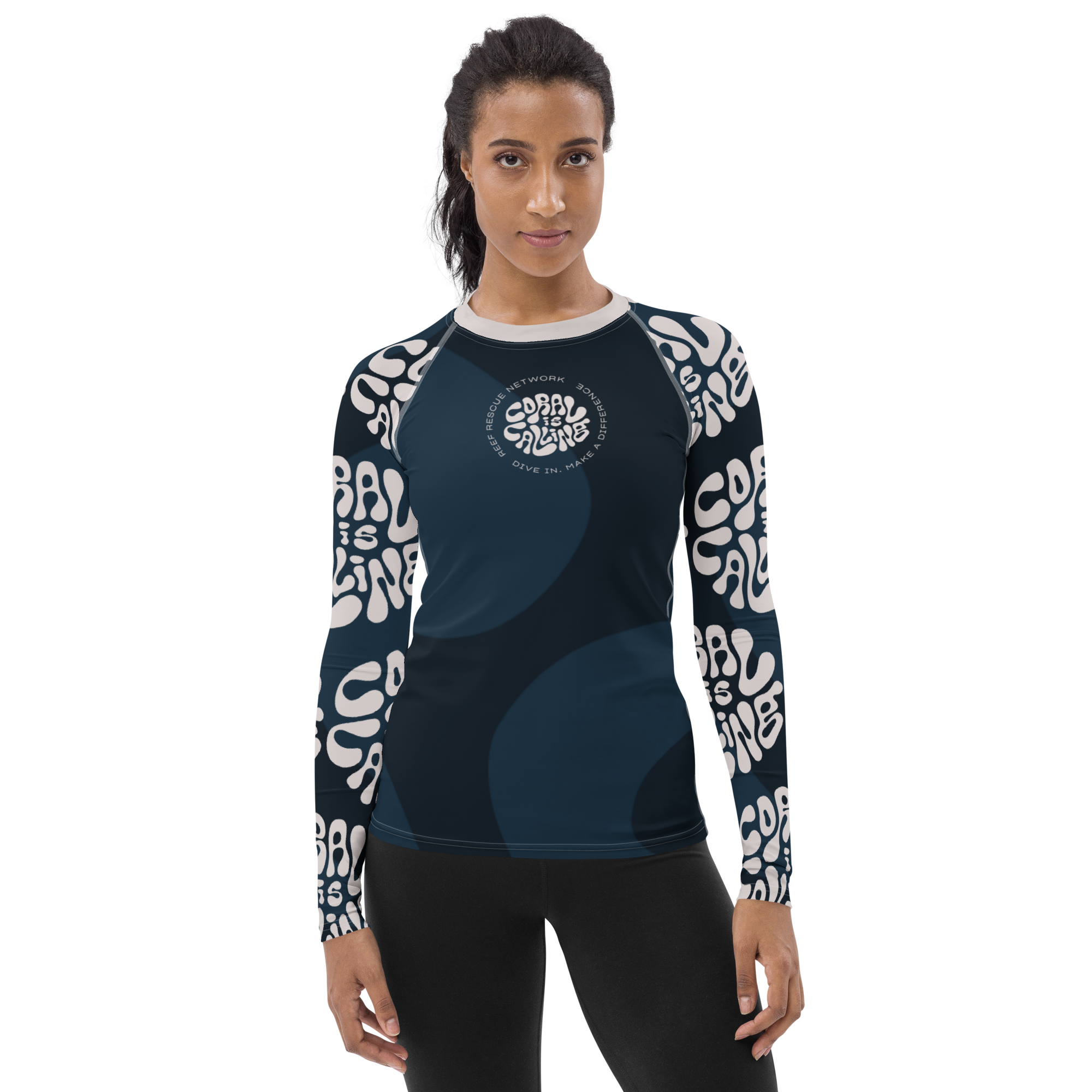 Custom Rescue Rash Guards Women's Rash Guard – Reef Rescue Network Store